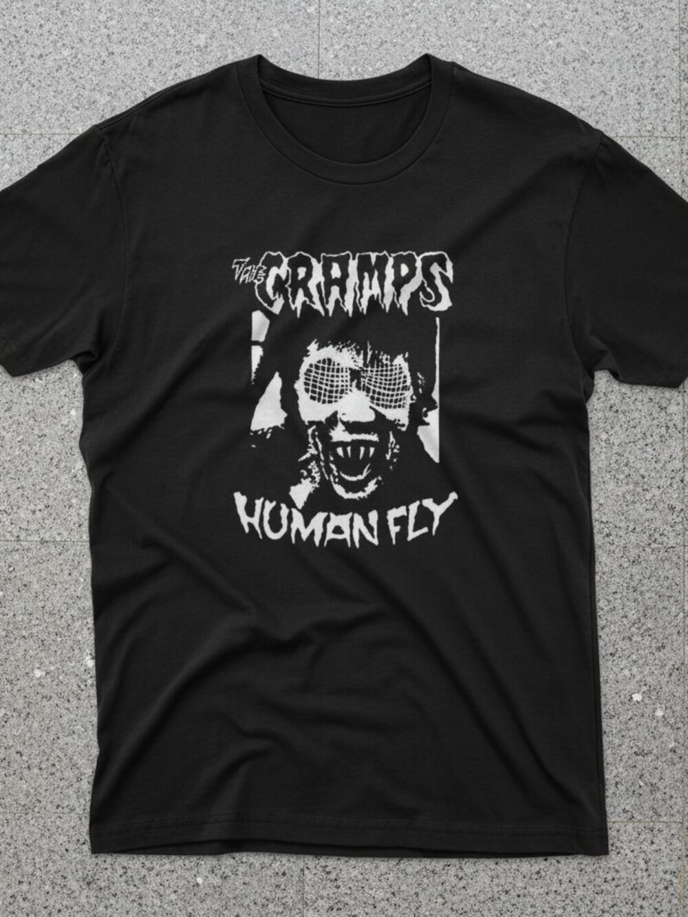 The Cramps Human Fly T-Shirt | Vintage Punk Rock Tee | Horror Graphic Band Shirt